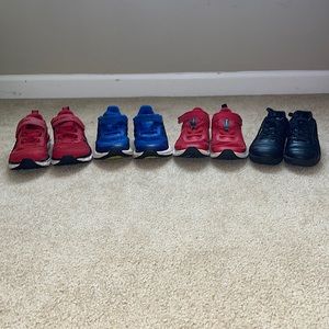 Nike, Adidas, Under Armor  Play Shoes (preschool sizes 13 & 1)